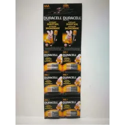 Батарейки Duracell мизинчиковые алкалиновые 12 шт