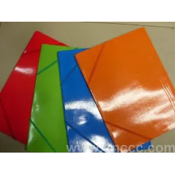 Папка для документов А4, бумажная, с резинкой, 350 г