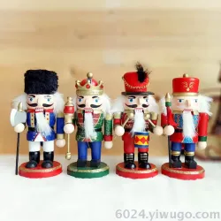 Новогодний декор «Щелкунчик» 15 см, фигурка короля-солдата на стол