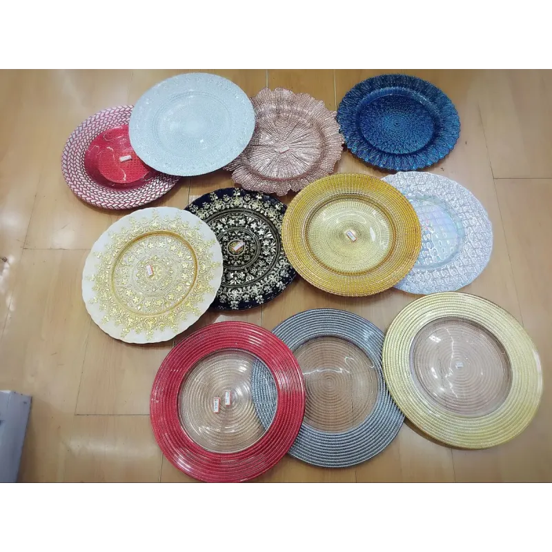 Стеклянный фруктовый поднос для западной кухни и свадебных мероприятий