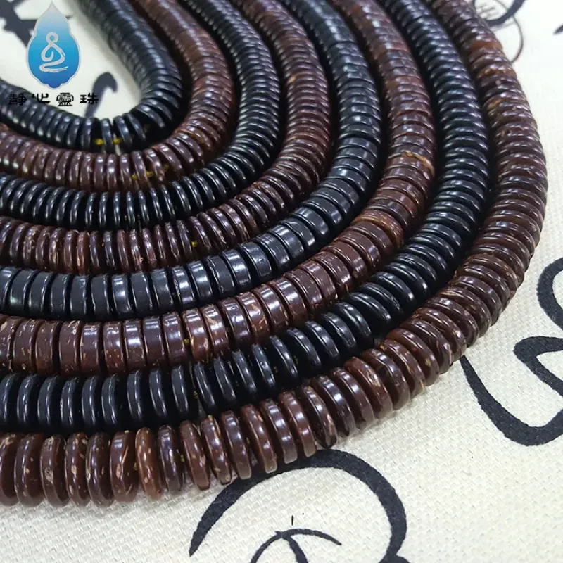 Природные разделители из кокосовой скорлупы для бус и DIY-украшений