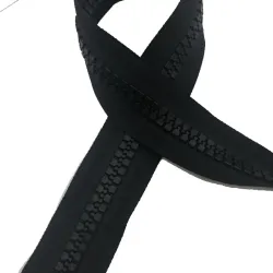 Молния смоляная №15 для одежды, обуви и сумок