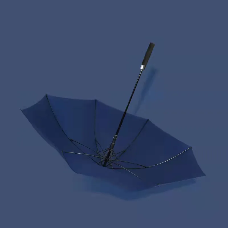 Мужской зонт-трость большой, солнцезащитный, с печатью логотипа