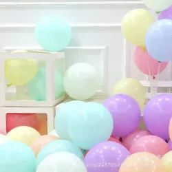 Латексные шарики 12 дюймов, круглые, пастельные, утолщённые, 2,8 г