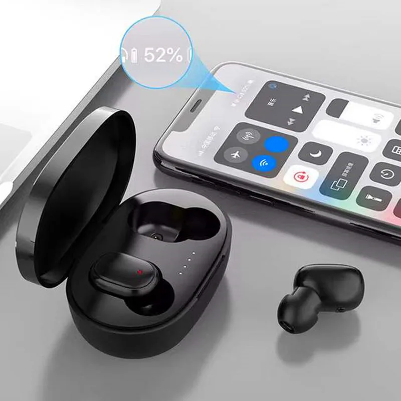 Беспроводные TWS-наушники A6S, Bluetooth 5.2, мятные цвета