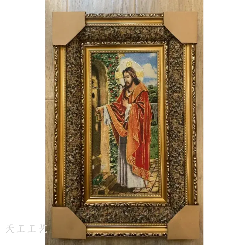 Религиозная декоративная картина, художественное панно с фигурами