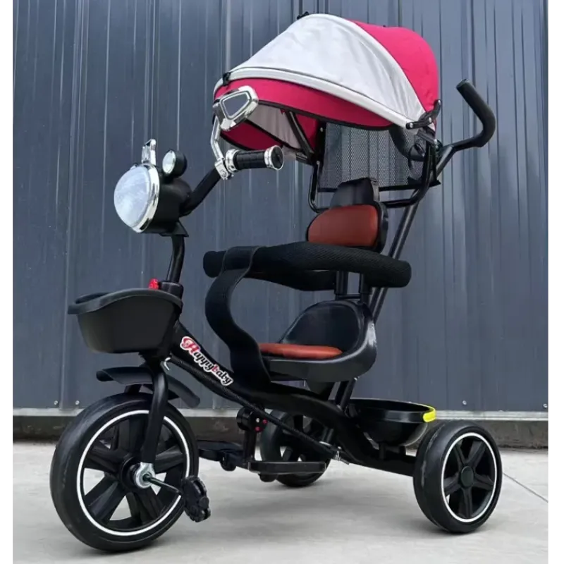 Детская трёхколёсная коляска-велосипед с поворотным сиденьем, 1-5 лет