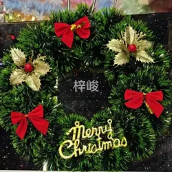 Свадебный и праздничный венок из лозы зеленого цвета