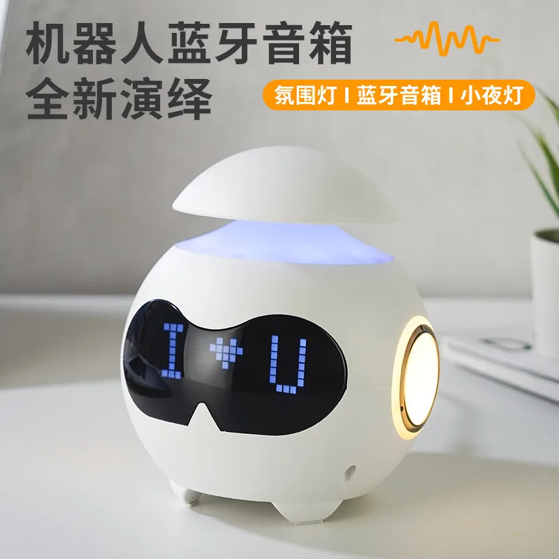 Настольные часы-будильник с подсветкой и Bluetooth-колонкой