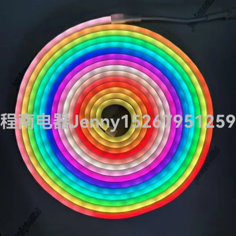 Гибкая светодиодная неоновая лента RGB с питанием USB, 5 В