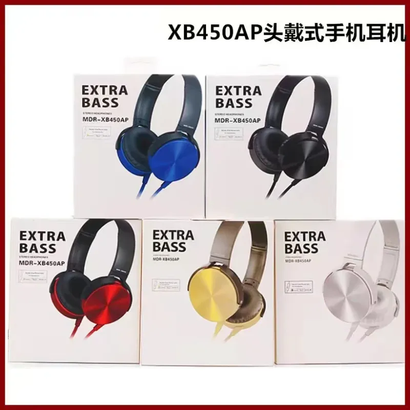 Наушники накладные XB450 с микрофоном, проводные, разъём 3,5 мм