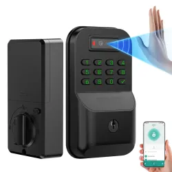Умный замок с ладонной веной, камерой, Wi-Fi и кодом для офиса и квартиры