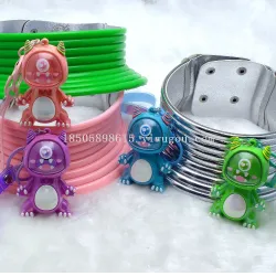 Брелок для ключей с PVC-фигуркой монстрика, для автомобиля и рюкзака