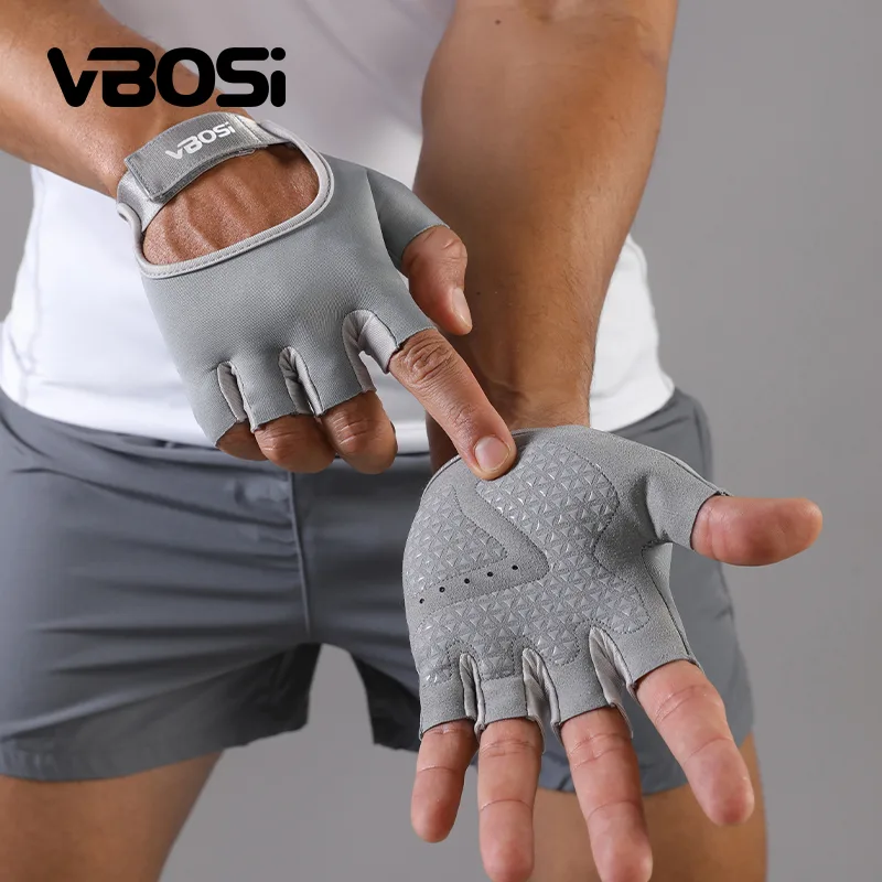 Полупальцевые фитнес-перчатки для тренировок с утяжелением, пара