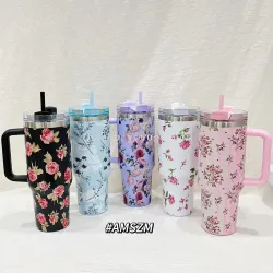 Вакуумный термостакан 40oz из нержавеющей стали 304 с UV-3D печатью