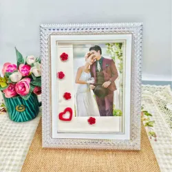 Декоративная фоторамка с подсветкой LED, прямоугольная, 20×25 см