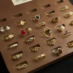 Винтажное кольцо из серебра 925 пробы с эмалью и жемчугом