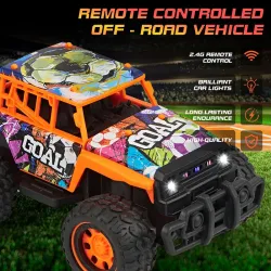 Радиоуправляемый внедорожник 4WD с большими колёсами, 2.4G, аккумулятор