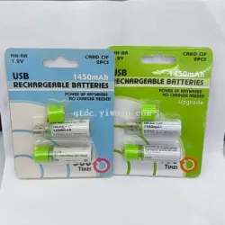 Аккумуляторные батареи с USB-зарядкой, AA/AAA, 1,2 В