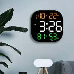 Настенные LED-часы с обратным отсчетом времени, квадратные, декоративные