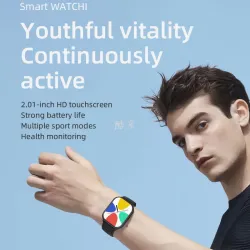 Умные часы с Bluetooth-звонками, влагозащитой и большим экраном