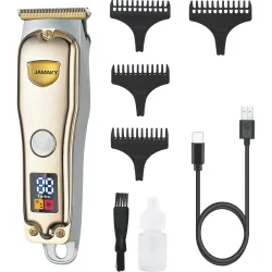 Машинка для стрижки волос аккумуляторная USB с дисплеем, 5 Вт