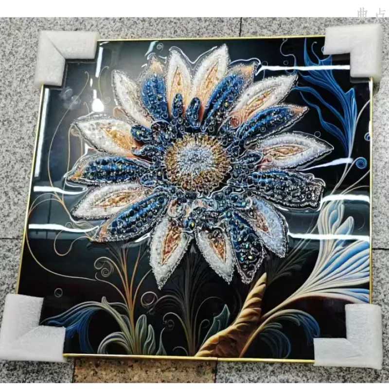 Картина настенная кристаллическая из PVC, 50x50 см, современный минимализм