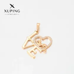 Подвеска-котик из медного сплава с покрытием 18K, ретро-стиль