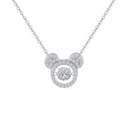 Колье из серебра 925 пробы с муассанитом, цепочка-ошейник