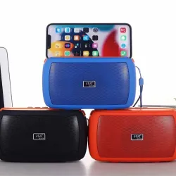 Портативная Bluetooth-колонка с подставкой для телефона, мини-сабвуфер