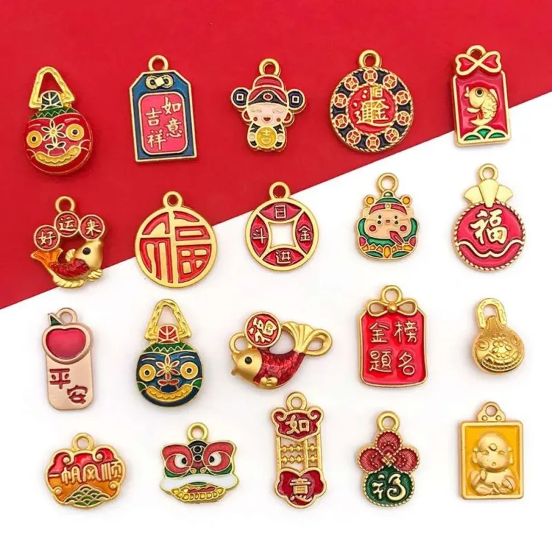 Подвеска-подвес из цинкового сплава в китайском стиле для DIY