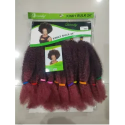 Африканские парики-бандлы KINKY BULK, длина 61 см
