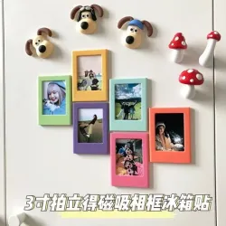 Магнитная фоторамка для фото Polaroid, магнит на холодильник, настольный декор