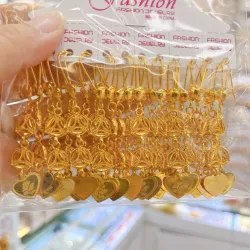 Серьги-подвески из латуни с позолотой и цирконием, с кисточками, для женщин