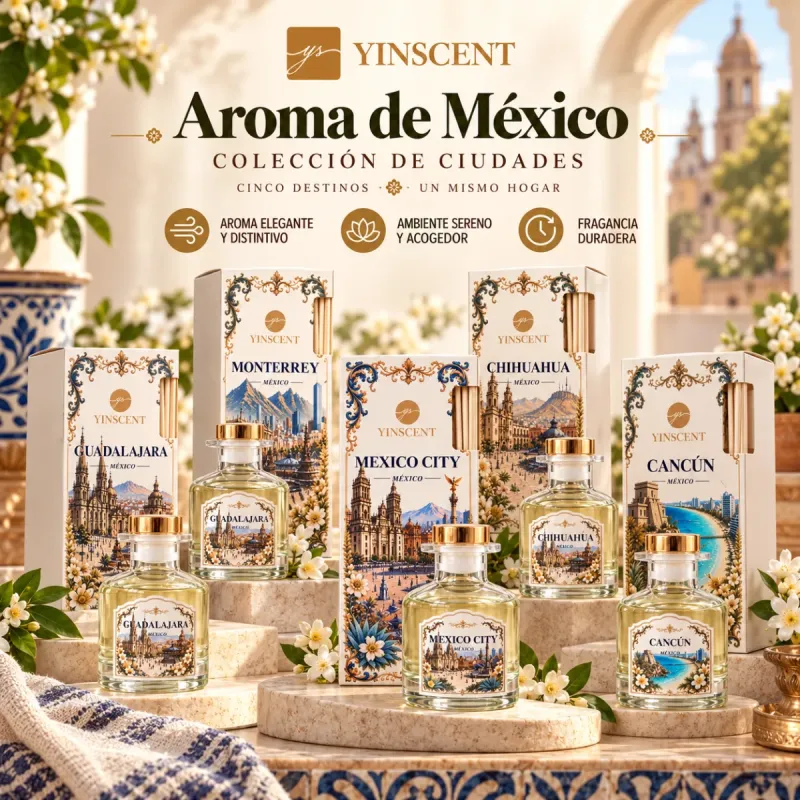 Безпламенный ароматизатор для помещений, эфирное масло, цветочная упаковка